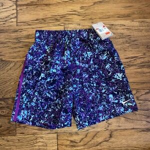 Nike Dri-Fit Shorts Youth Boys L Purple/Black/Blue FV0275-503 NWT New